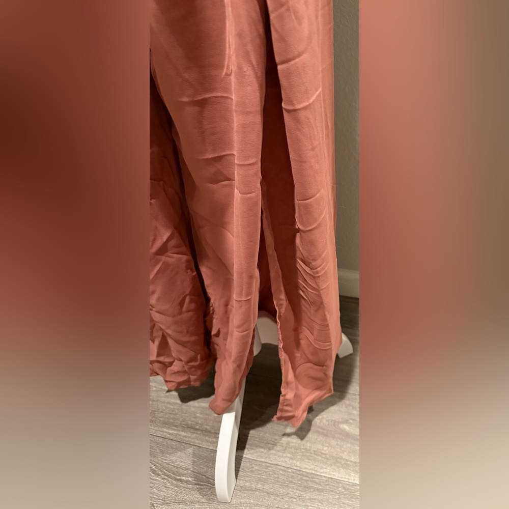 SHEIN Dusty Rose Wide-Leg Skirt - Picture 9 of 11